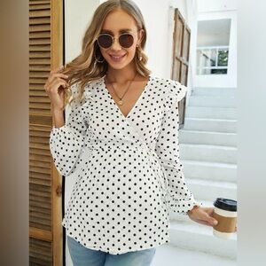 Wrap up long sleeve (maternity)
